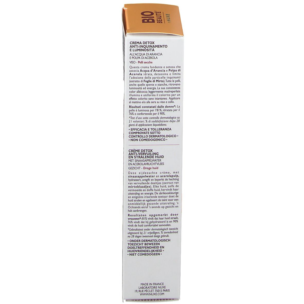 Nuxe Bio Beauté® Crème détox anti-pollution et éclat