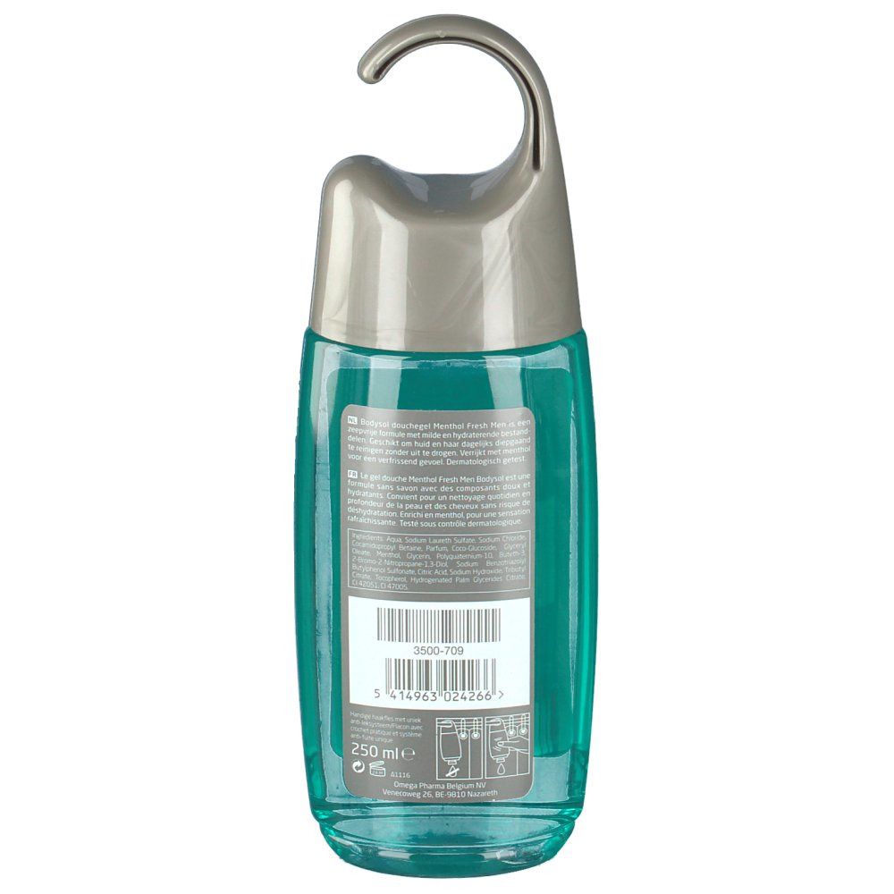 Bodysol Homme Gel Douche Menthol 2 en 1