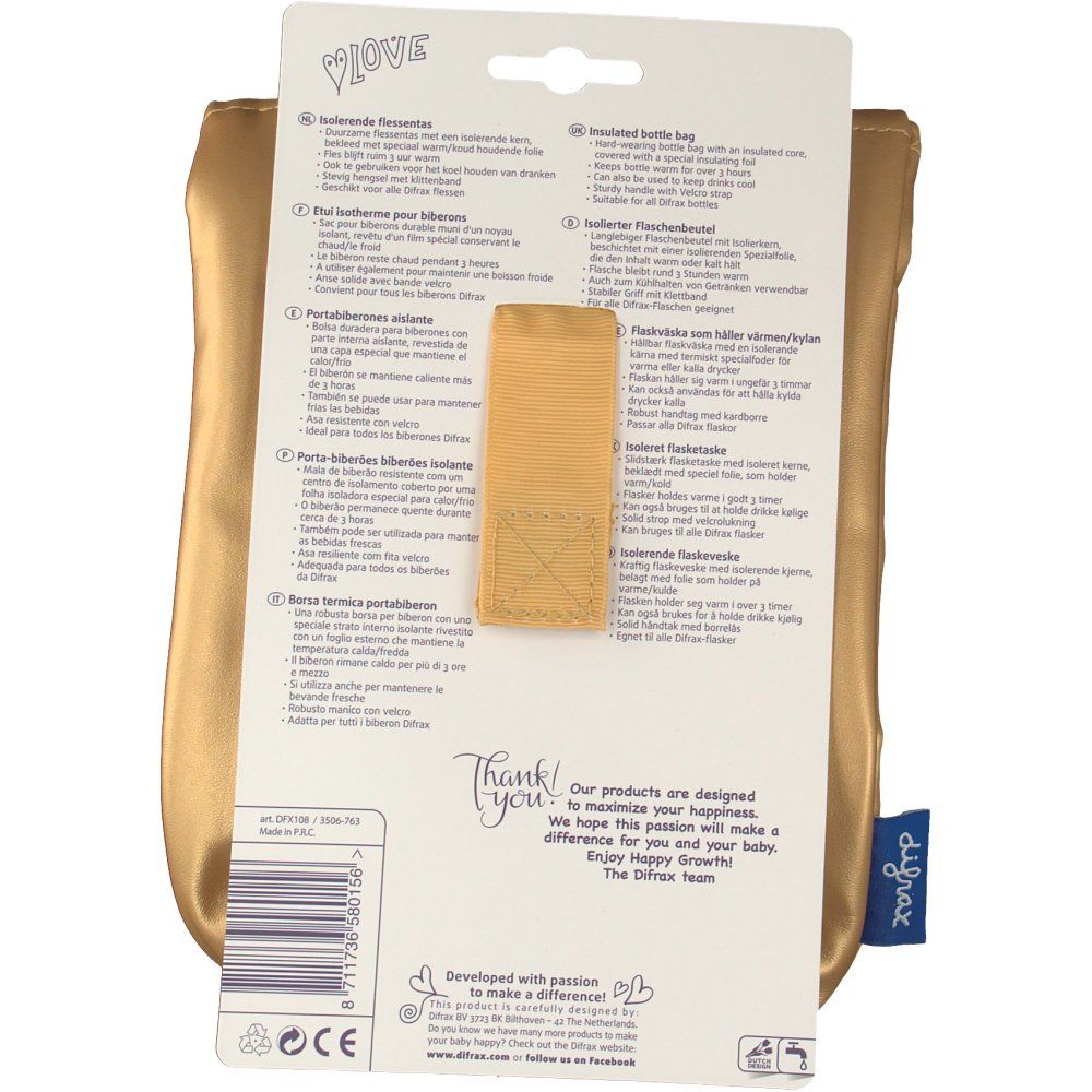 DIfrax® Etui isotherme pour biberon d'Or