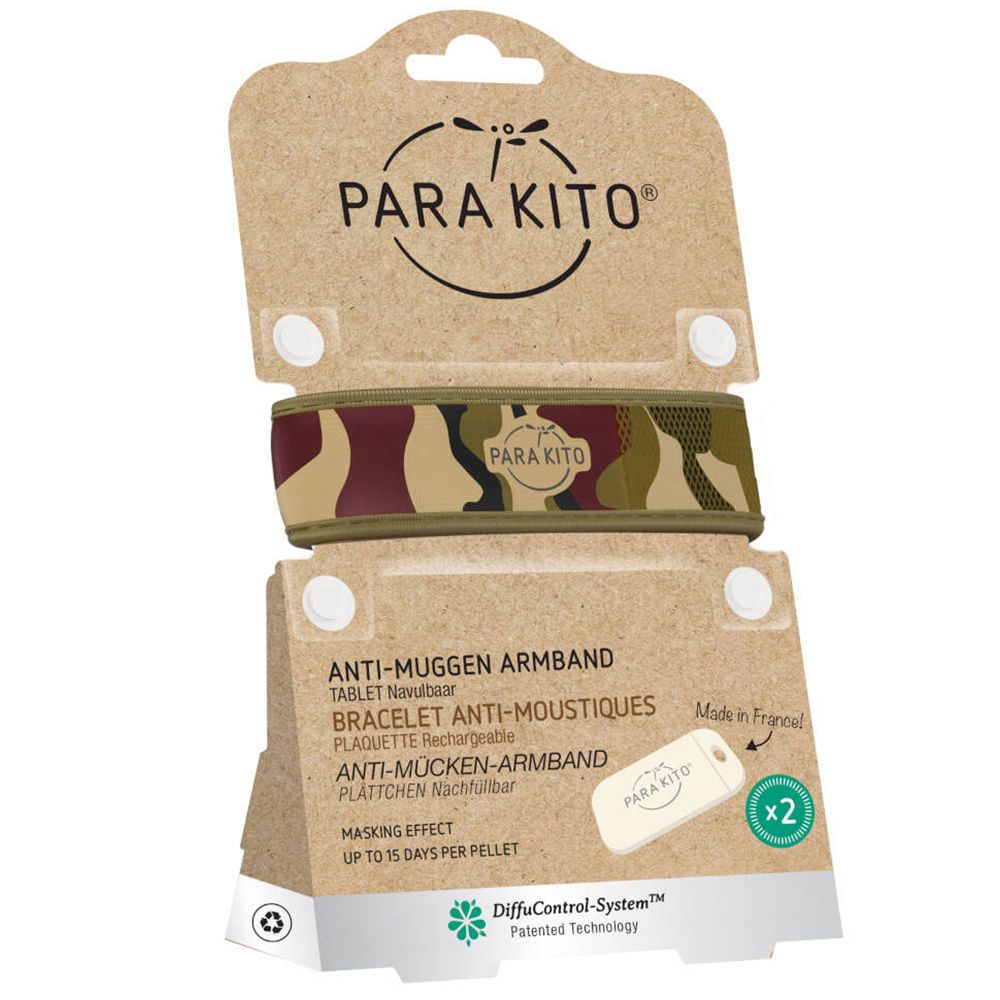 PARA KITO™ Bracelet anti-moustiques Graphic Camouflage