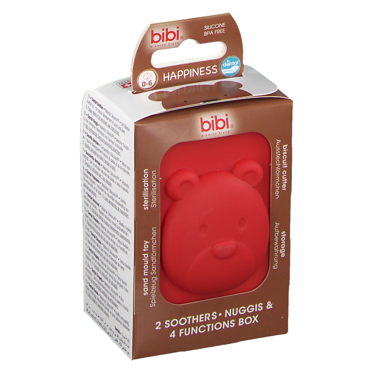 Bibi® Happiness Dental Sucettes Maman & Papa 0-6 Mois