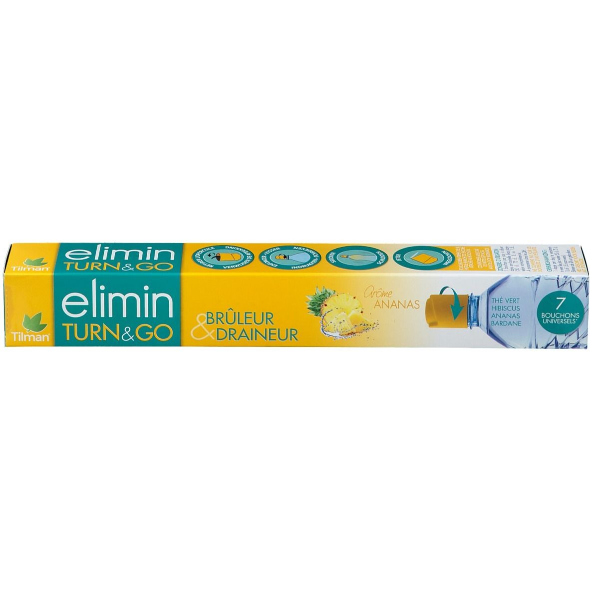Tilman® elimin TURN & GO Brûleur & Draineur Poudre Ananas