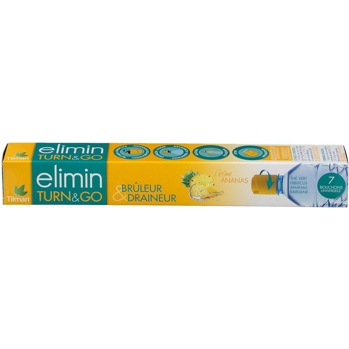 Tilman® elimin TURN & GO Brûleur & Draineur Poudre Ananas
