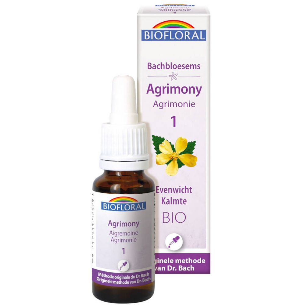 BIOFLORAL 01 - Agrimony - Aigremoine - 20 ml