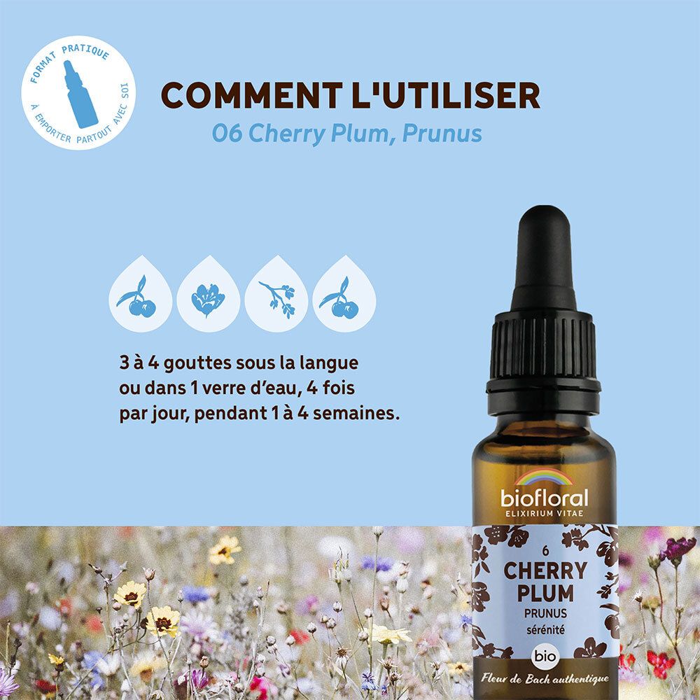 BIOFLORAL 06 - Cherry Plum - Prunus - 20 ml