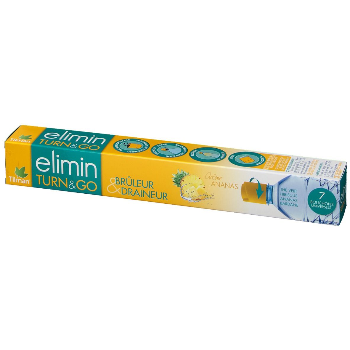 Tilman® elimin TURN & GO Brûleur & Draineur Poudre Ananas