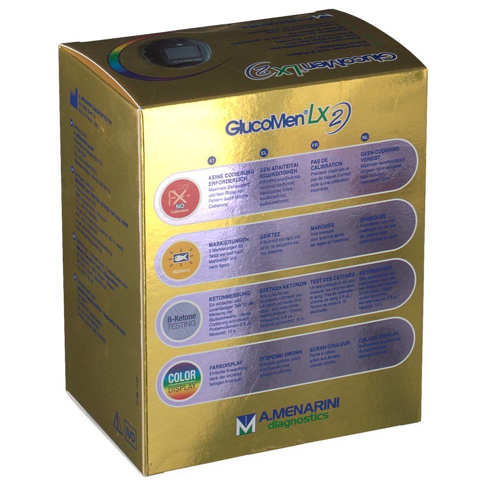Glucomen LX2 Set mg/dl
