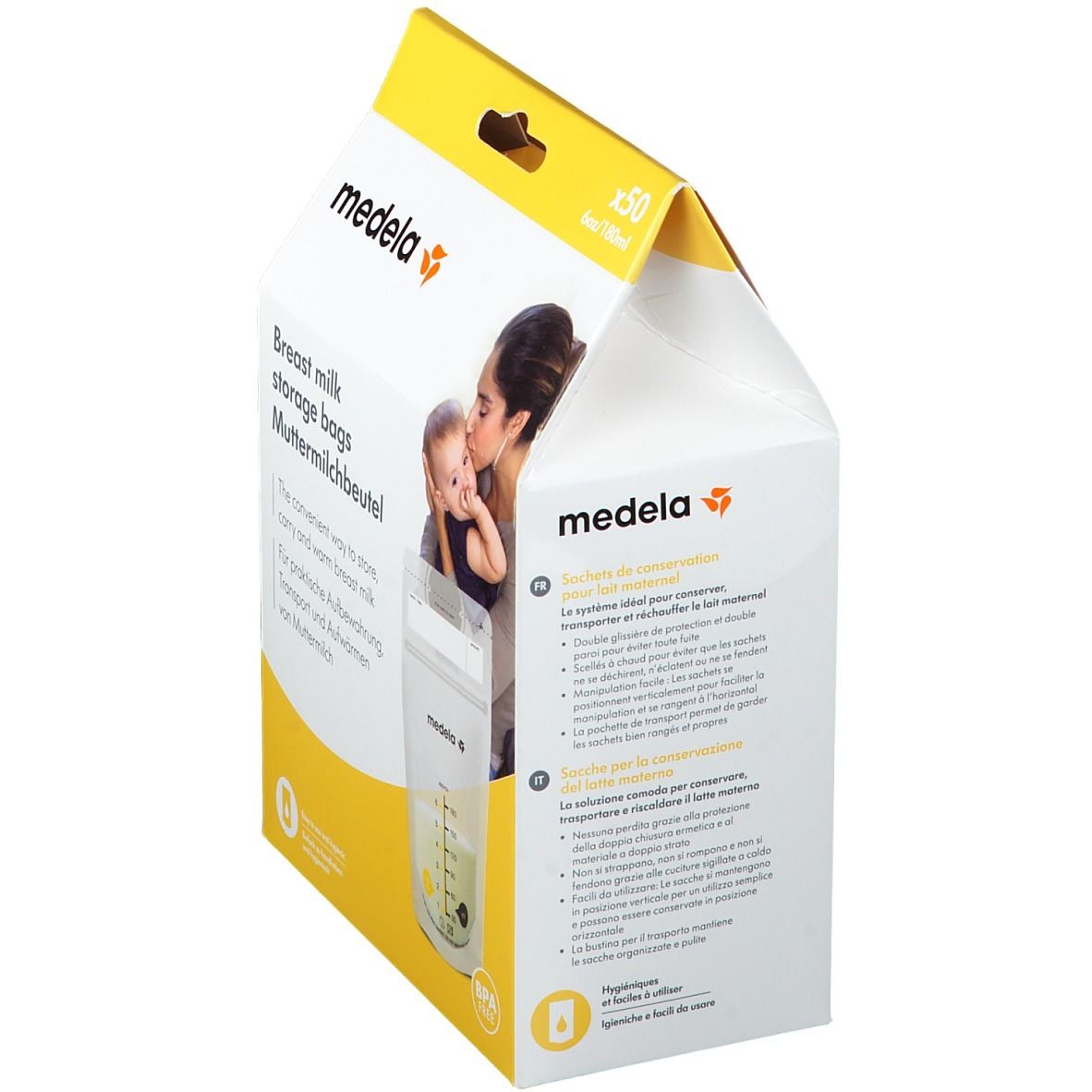 medela® Sachets de conservation pour lait maternel 50 pc(s