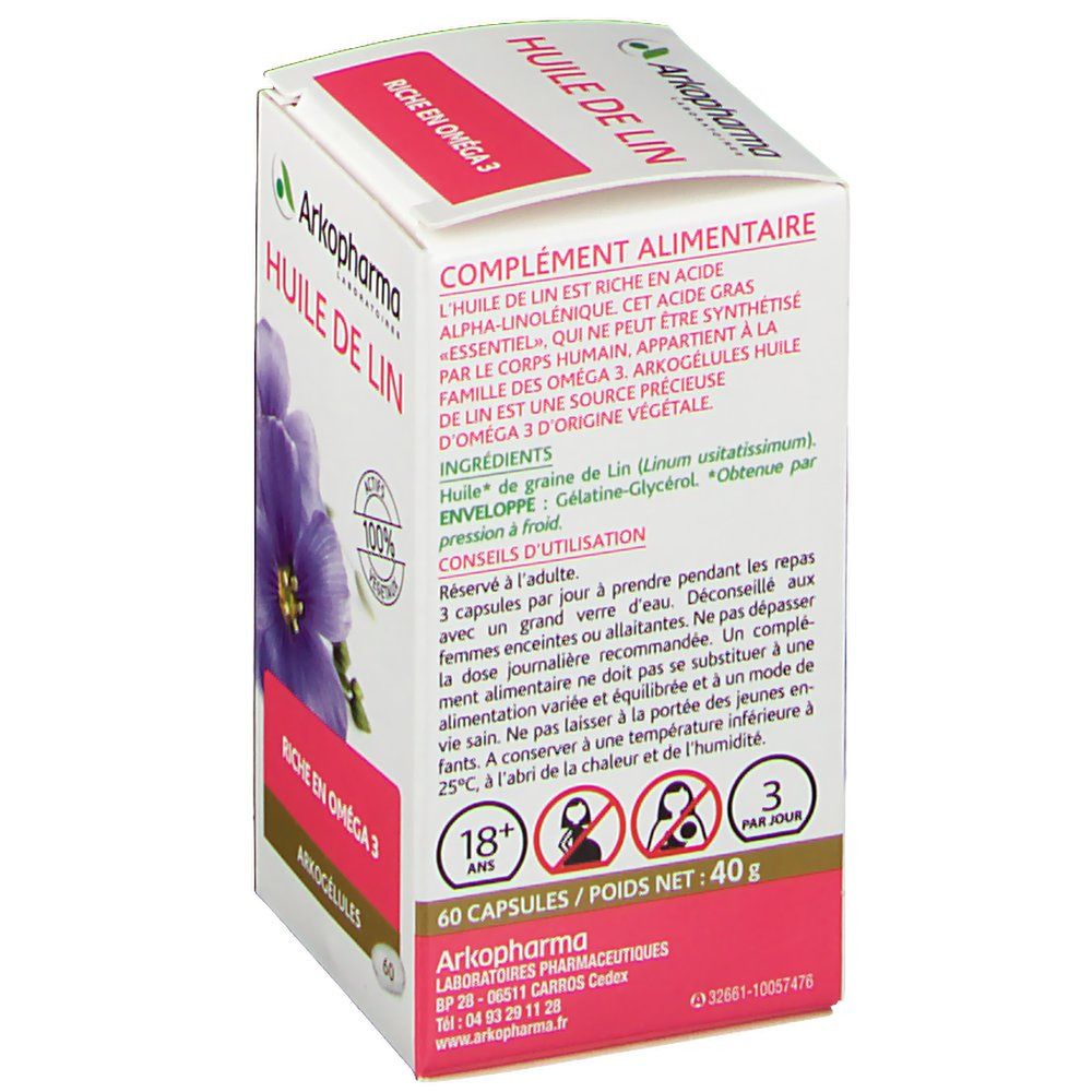 Arkopharma Arkogélules Huile de Lin