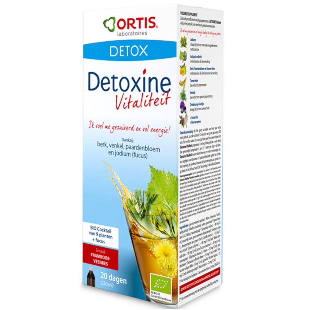 ORTIS® Detoxine Vitalité Bio Saveur framboise-canneberge