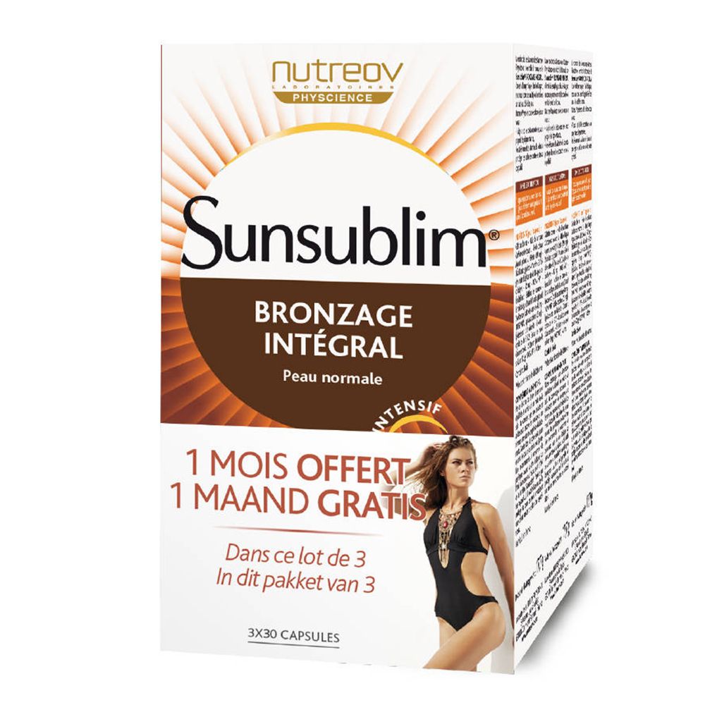 Nutreov Physcience Sunsublim® Bronzage Intégral