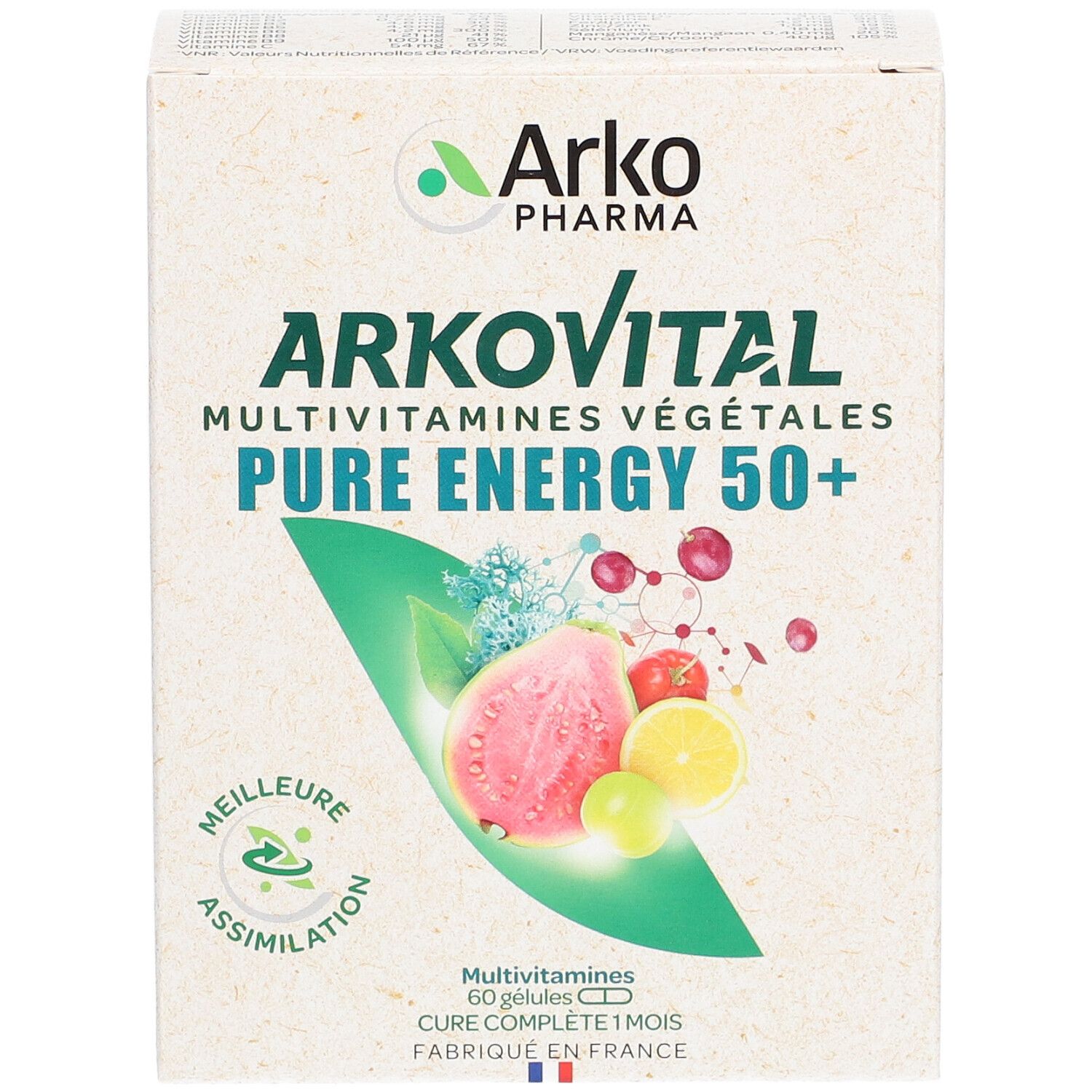 ArkoVital® Pur’Énergie Expert Multivitamines 50+
