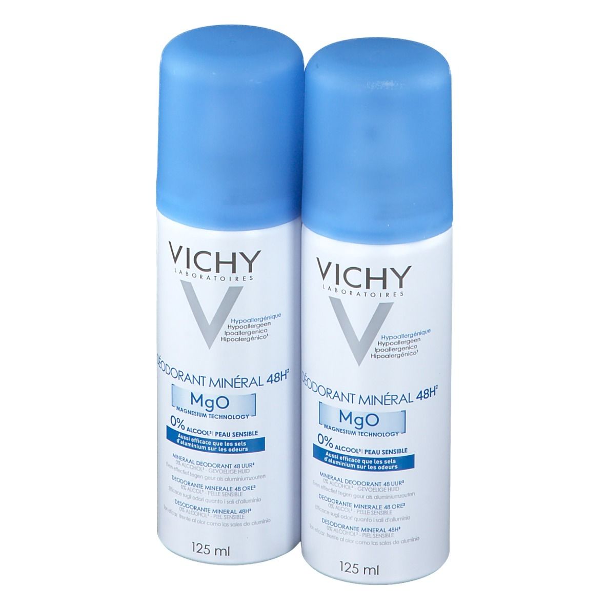 VICHY Déodorant Minéral Sans sels d'aluminium Aerosol