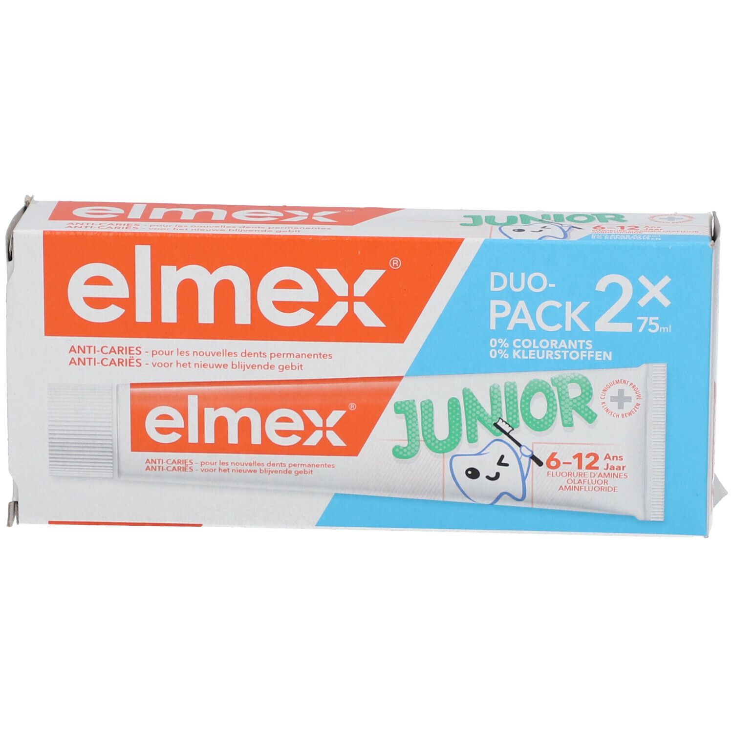 elmex® Junior Dentifrice 6-12 ans