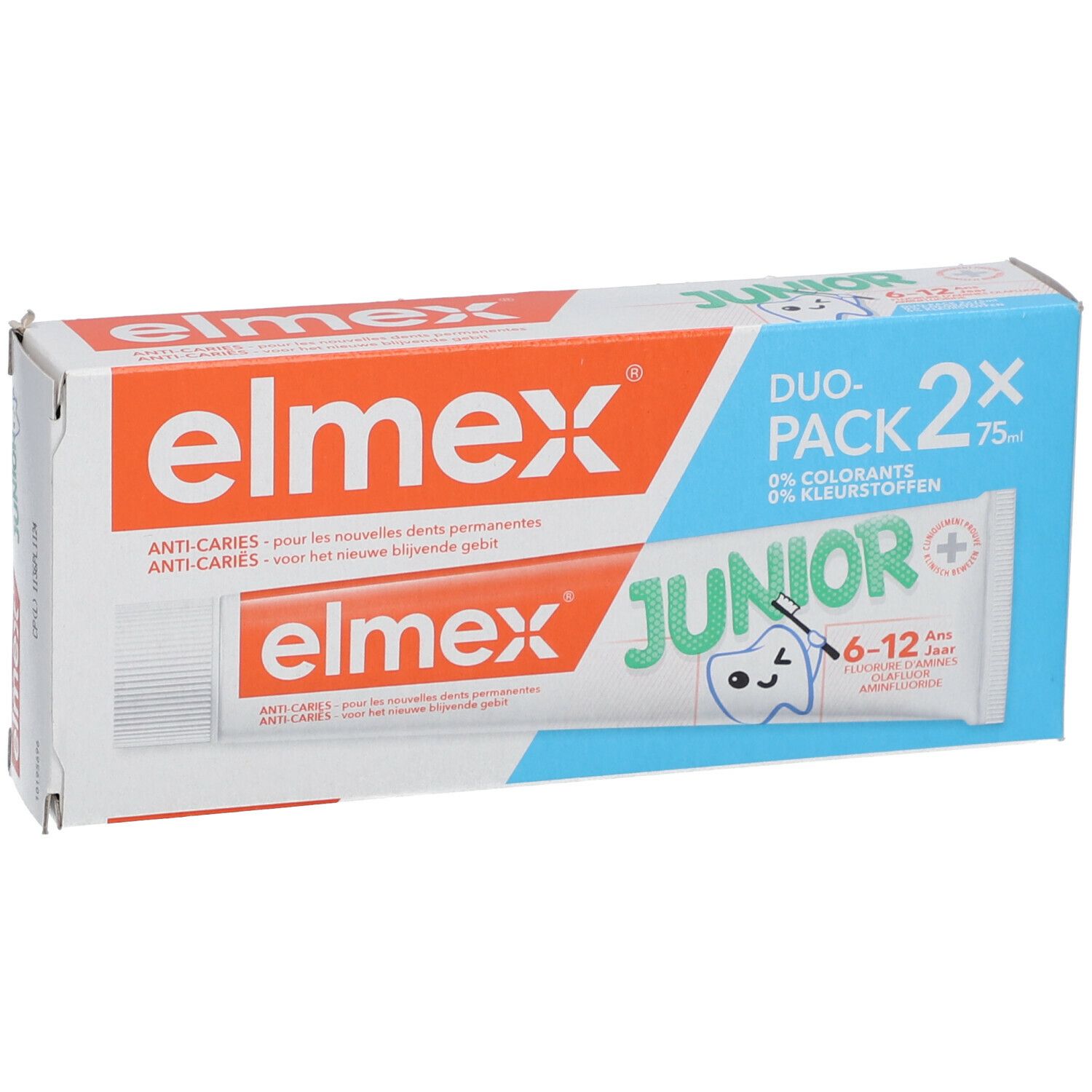 elmex® Junior Dentifrice 6-12 ans