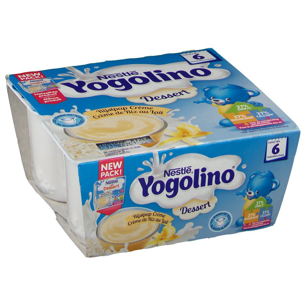 Nestlé® Yogolino® Baby Dessert Crème de riz au lait