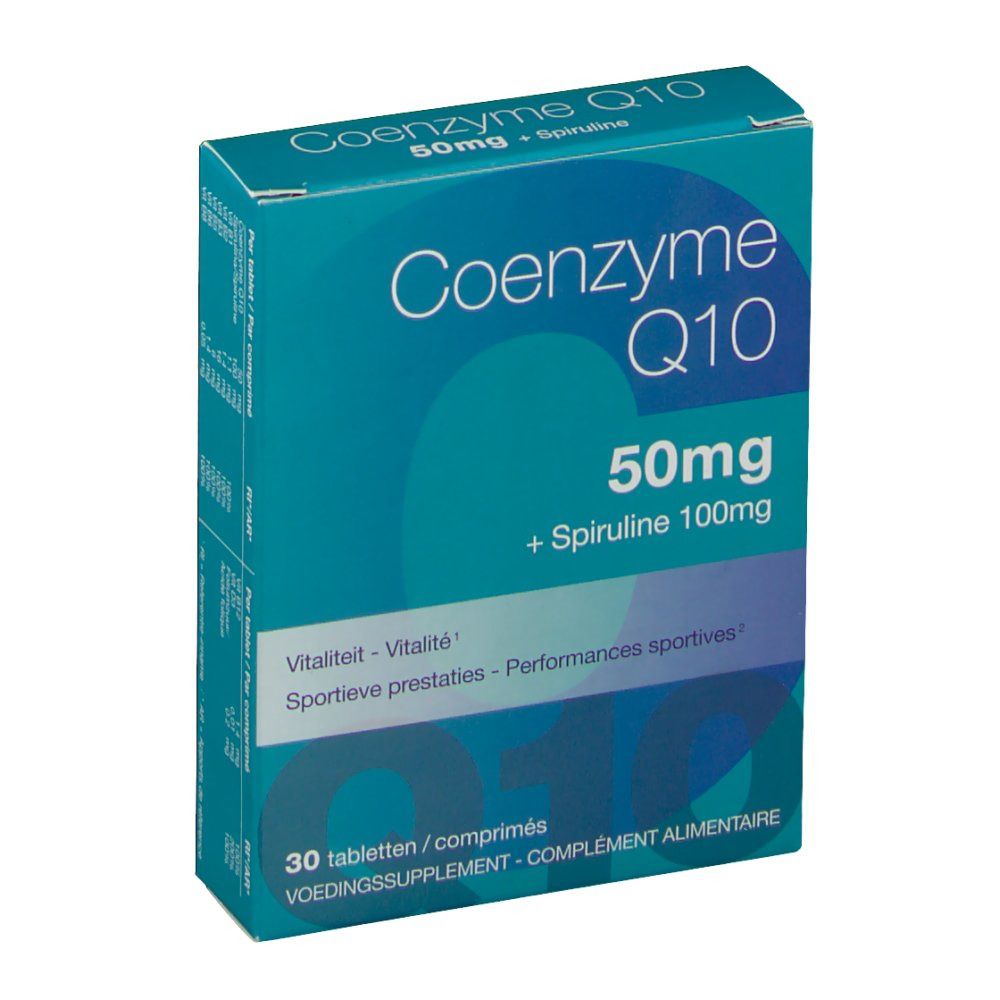 Coenzyme Q10 50 mg + Spiruline 100 mg
