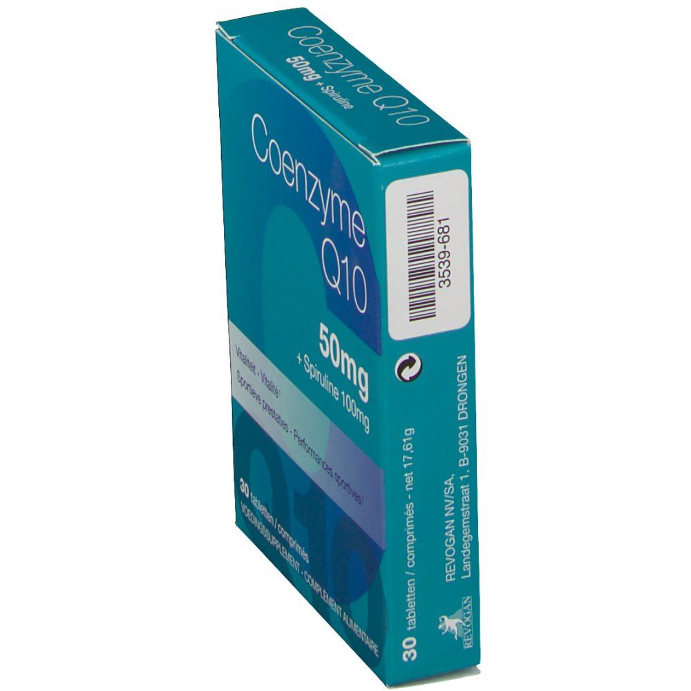 Coenzyme Q10 50 mg + Spiruline 100 mg
