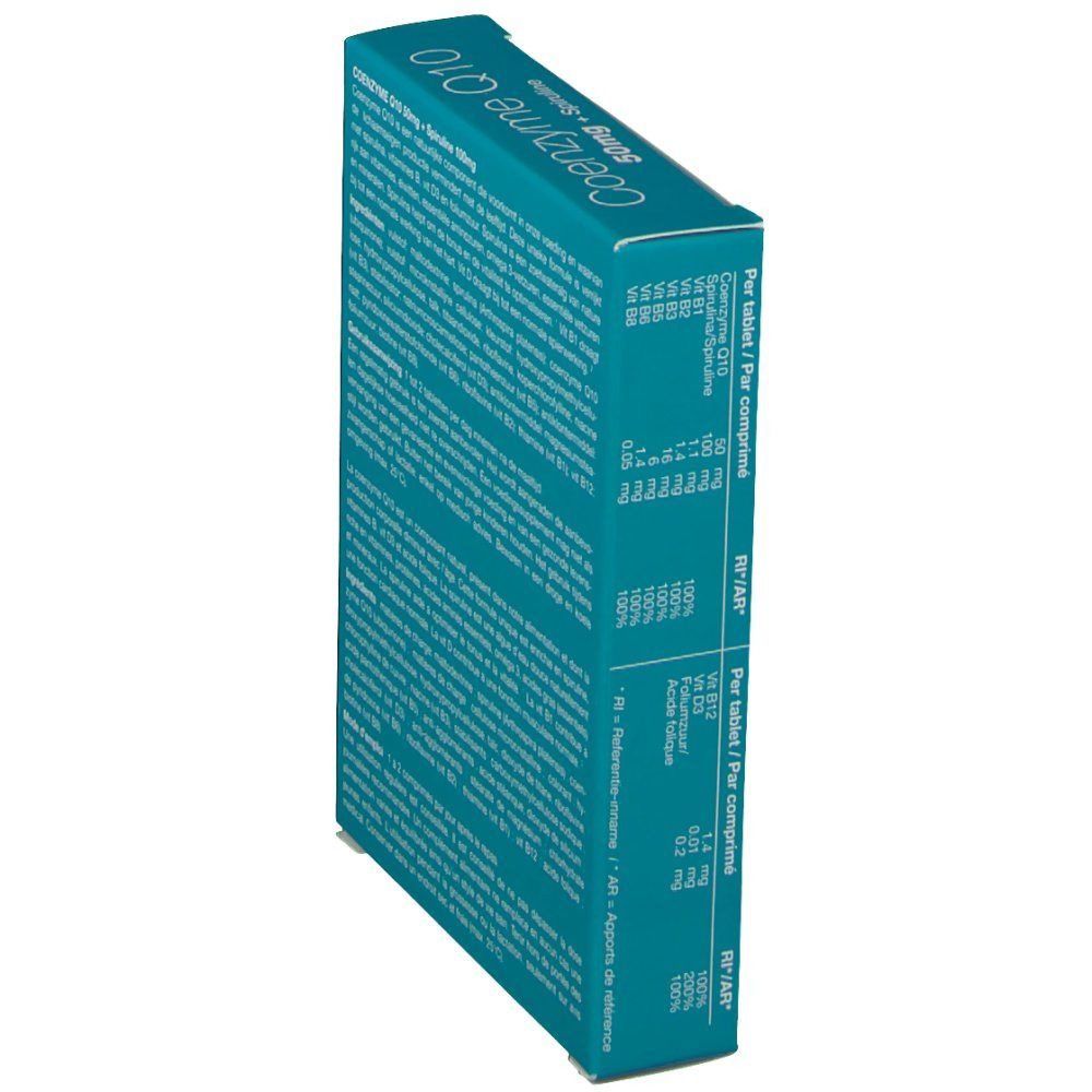 Coenzyme Q10 50 mg + Spiruline 100 mg