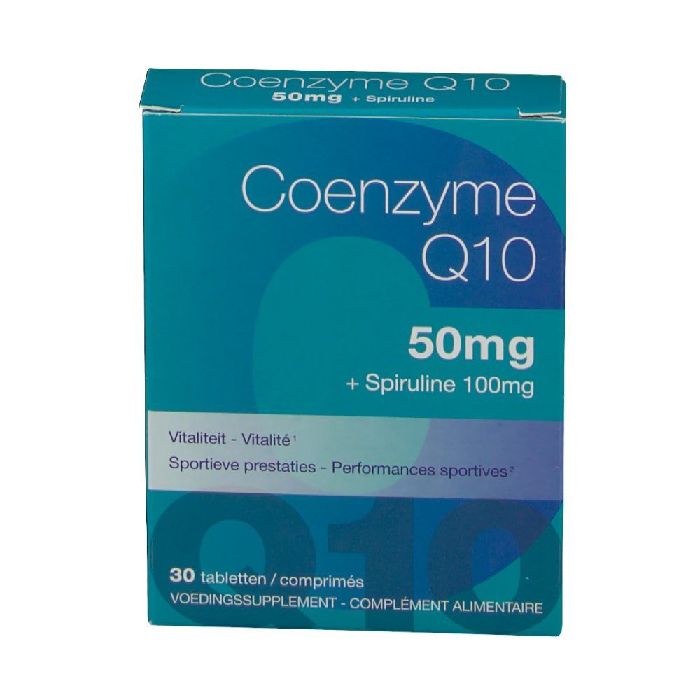 Coenzyme Q10 50 mg + Spiruline 100 mg