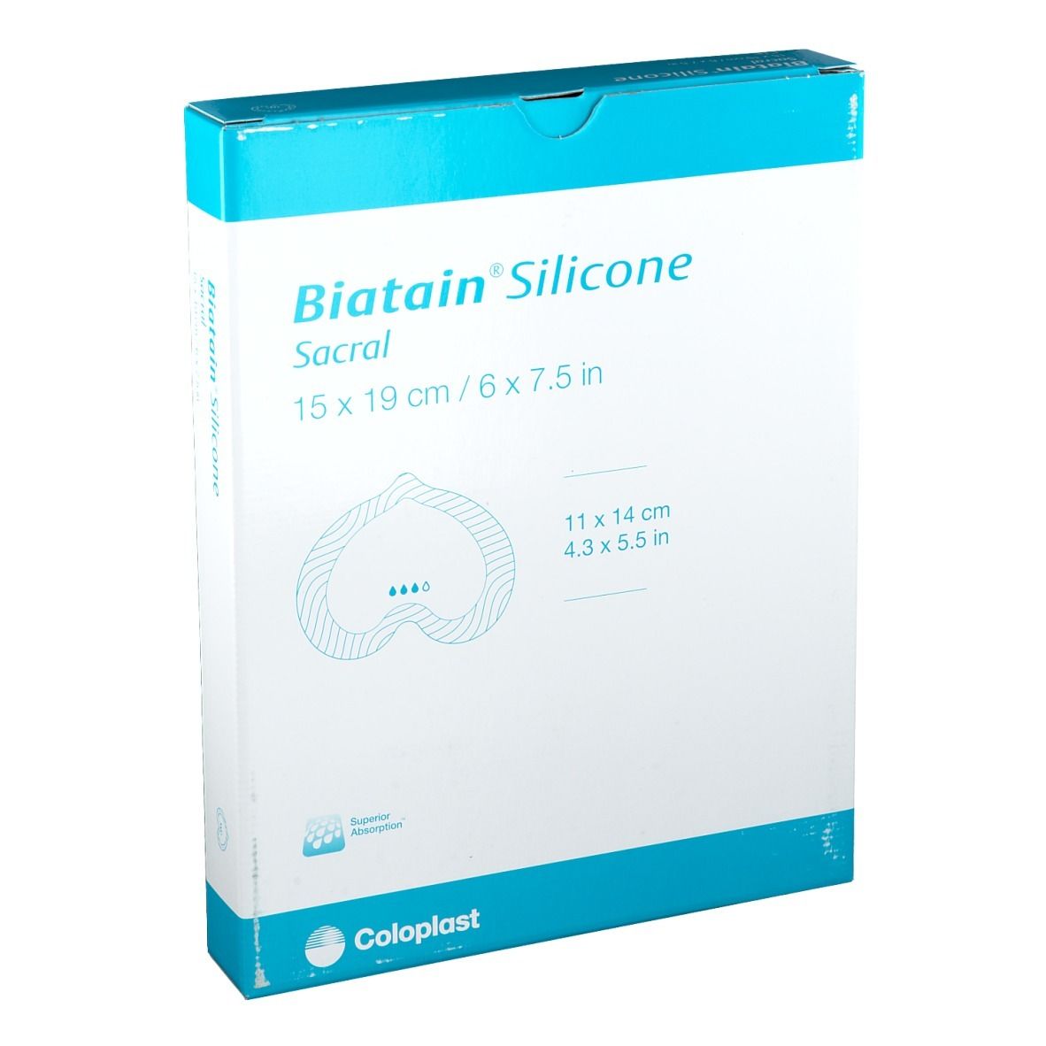 Coloplast Biatain® Silicone 15 x 19cm