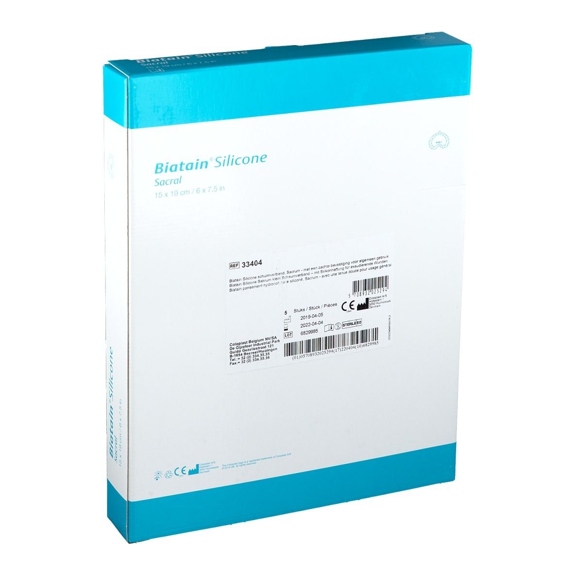 Coloplast Biatain® Silicone 15 x 19cm