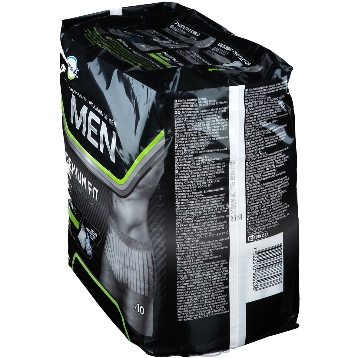 Tena Men Premium Fit Sous-vêtement absopbant Niveau 4 Large