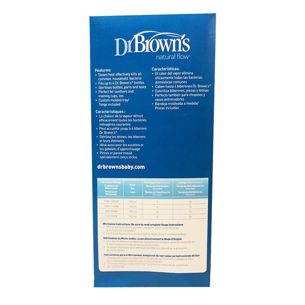 Dr. Brown's® Stérilisateur à vapeur pour micro-ondes
