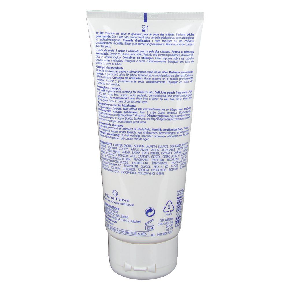 Klorane Petit Junior Shampooing Démêlant Pêche