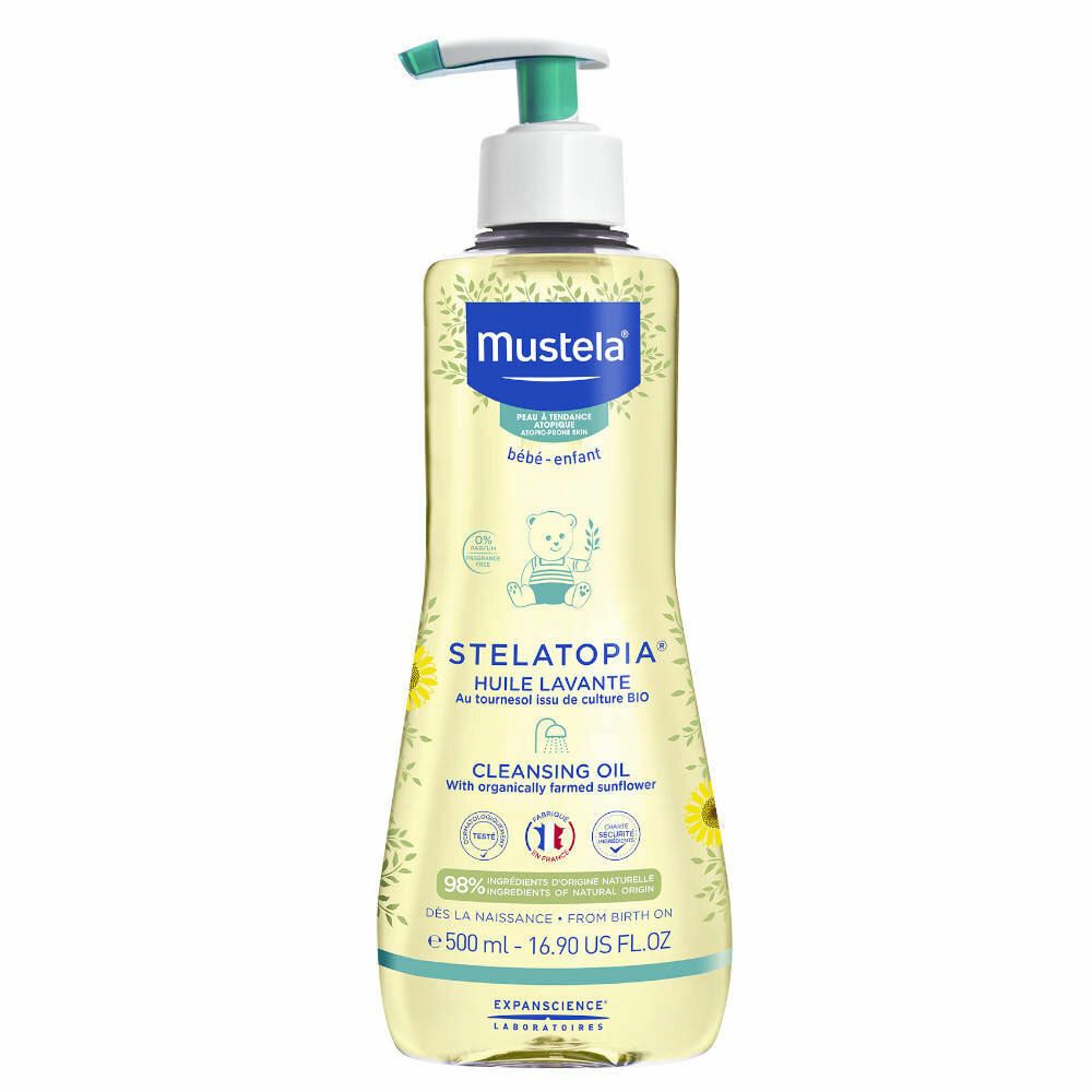 mustela® Bébé Enfant Eau Nettoyante Sans Rinçage Peau Normale 500 ml -  Redcare Pharmacie