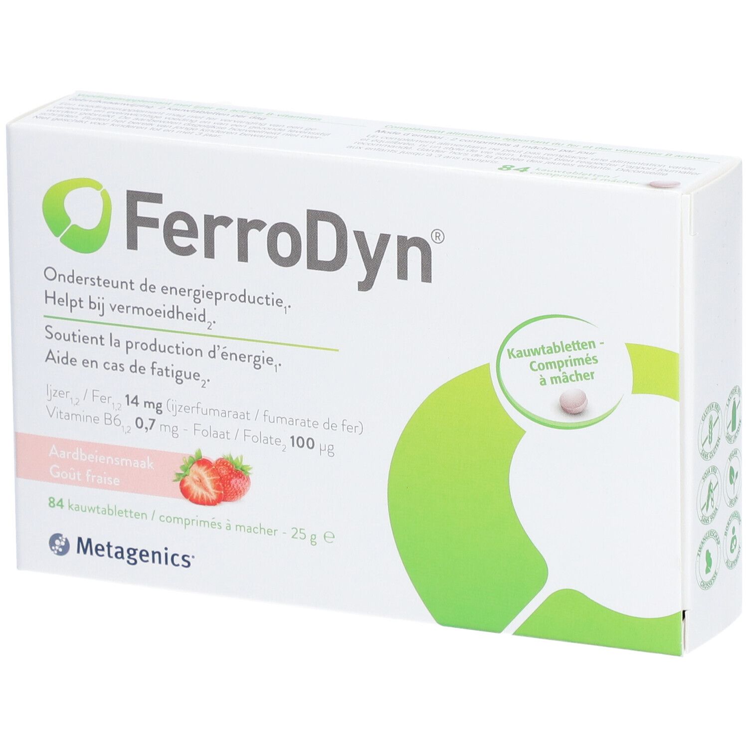 Metagenics® FerroDyn® Goût fraise