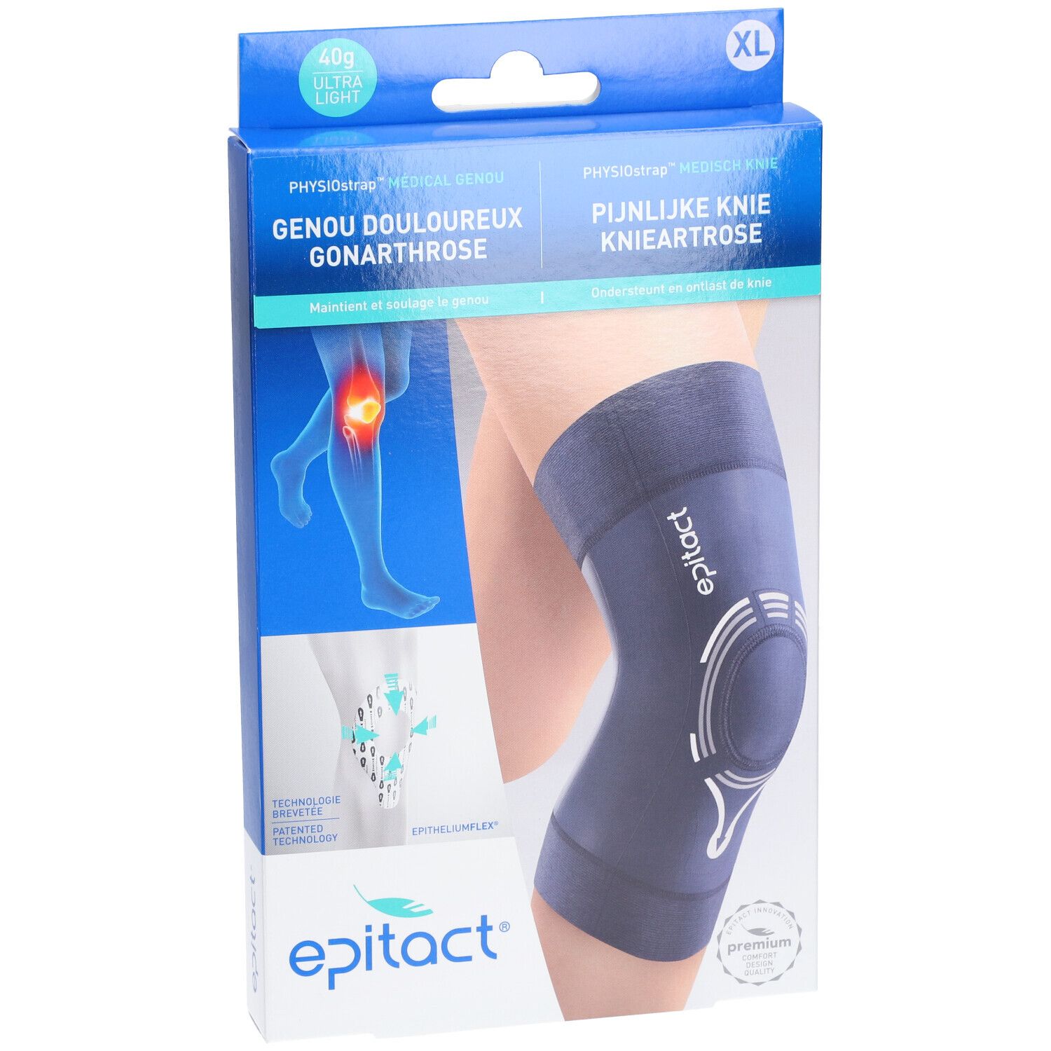 Epitact Genouillère Arthrose physiostrap médical taille S