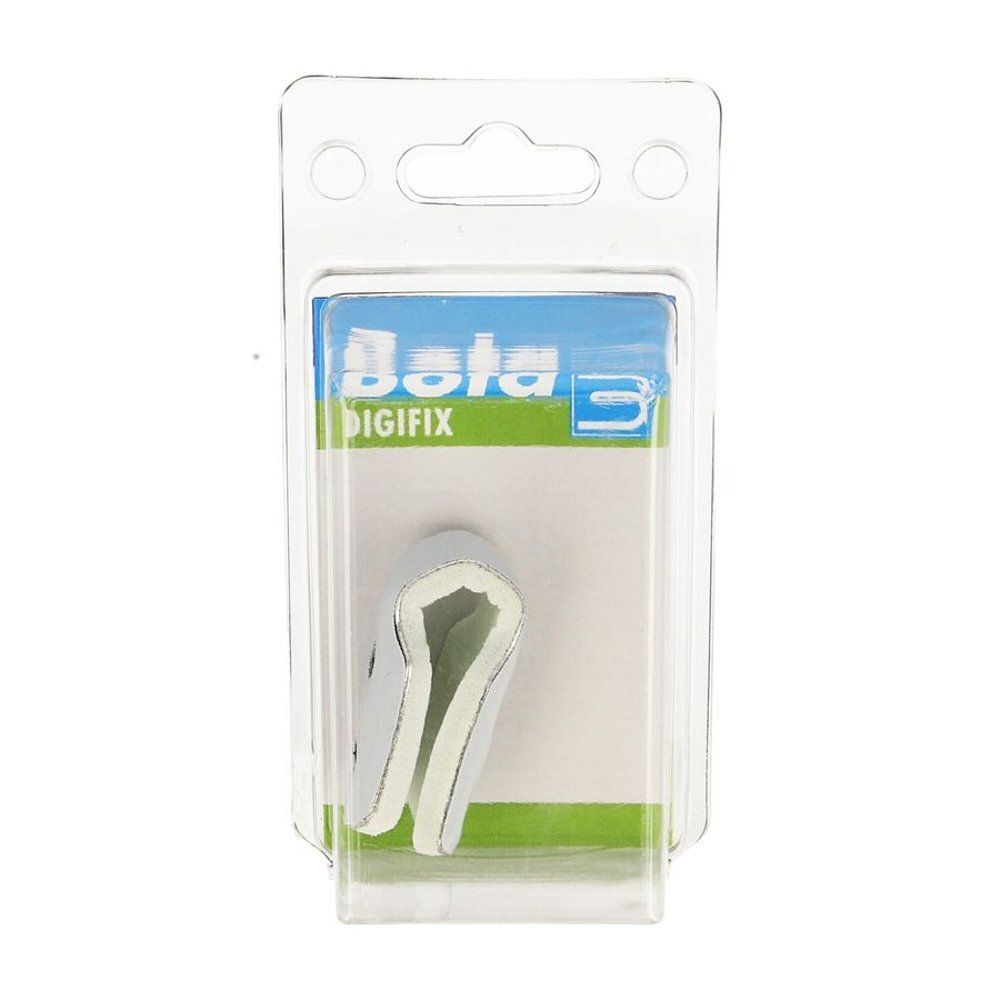Emballage avec orthèse de doigt. Emballage blister transparent. Nom et logo du produit visibles.