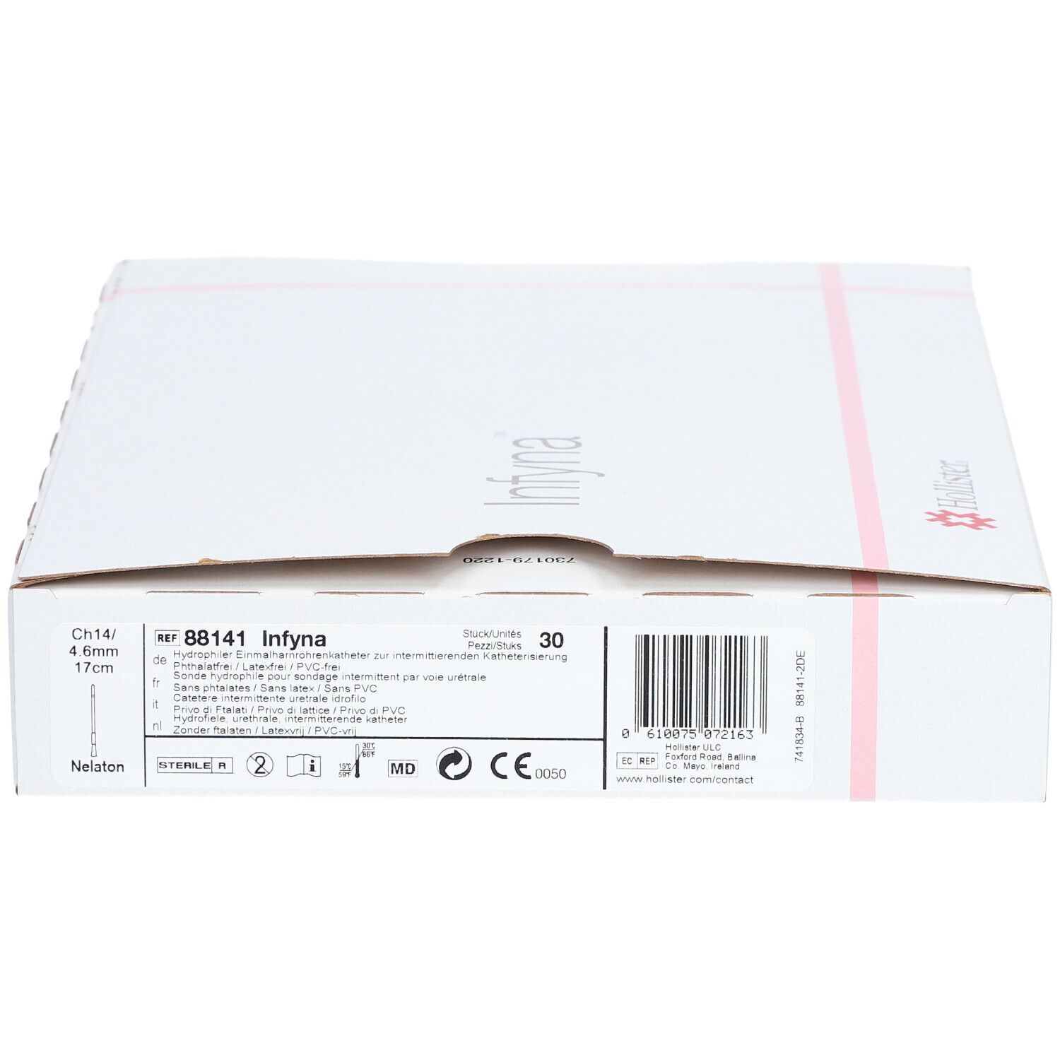 HOLLISTER Infyna™ — Sonde hydrophile pour sondage intermittent taille 14