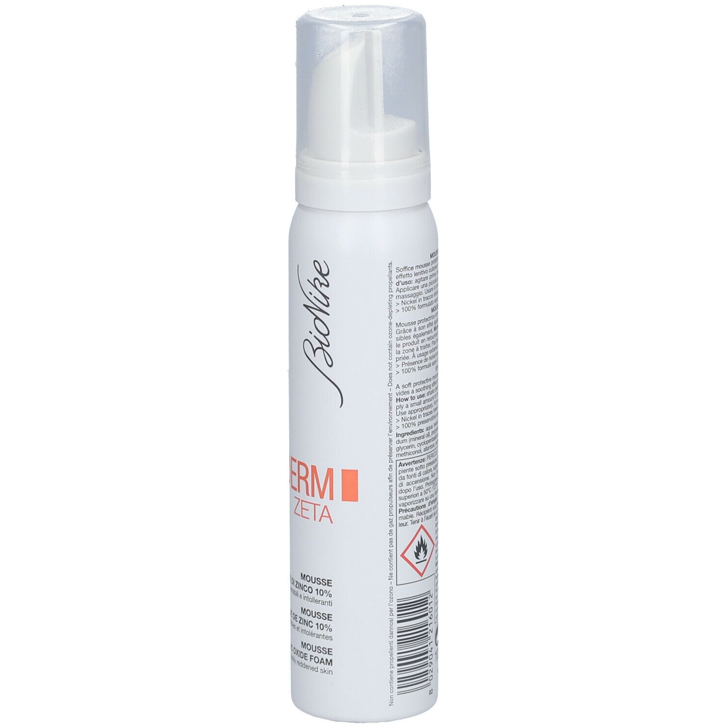 BioNike TRIDERM ZETA Mousse oxyde de zinc 10 %