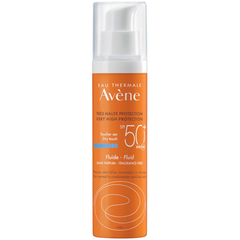 Avène Soleil Fluide SPF50+ sans Parfum Nouvelle Formule