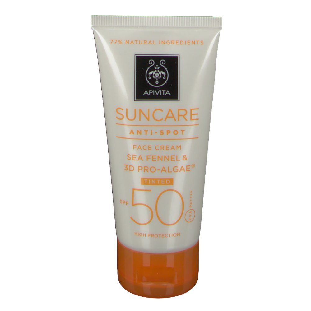 Apivita Sun Crème Solaire Visage Teintée Anti-taches SPF50