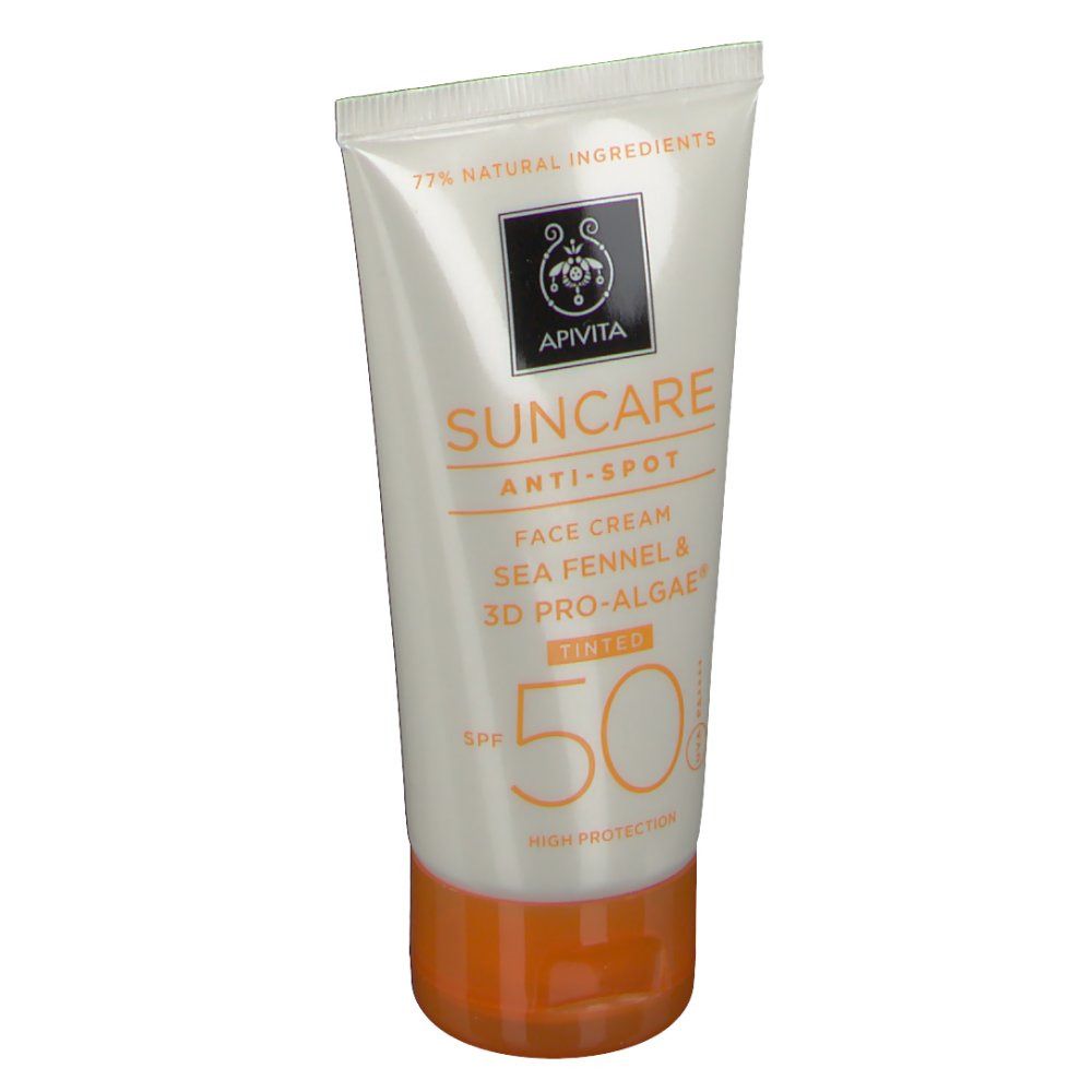 Apivita Sun Crème Solaire Visage Teintée Anti-taches SPF50