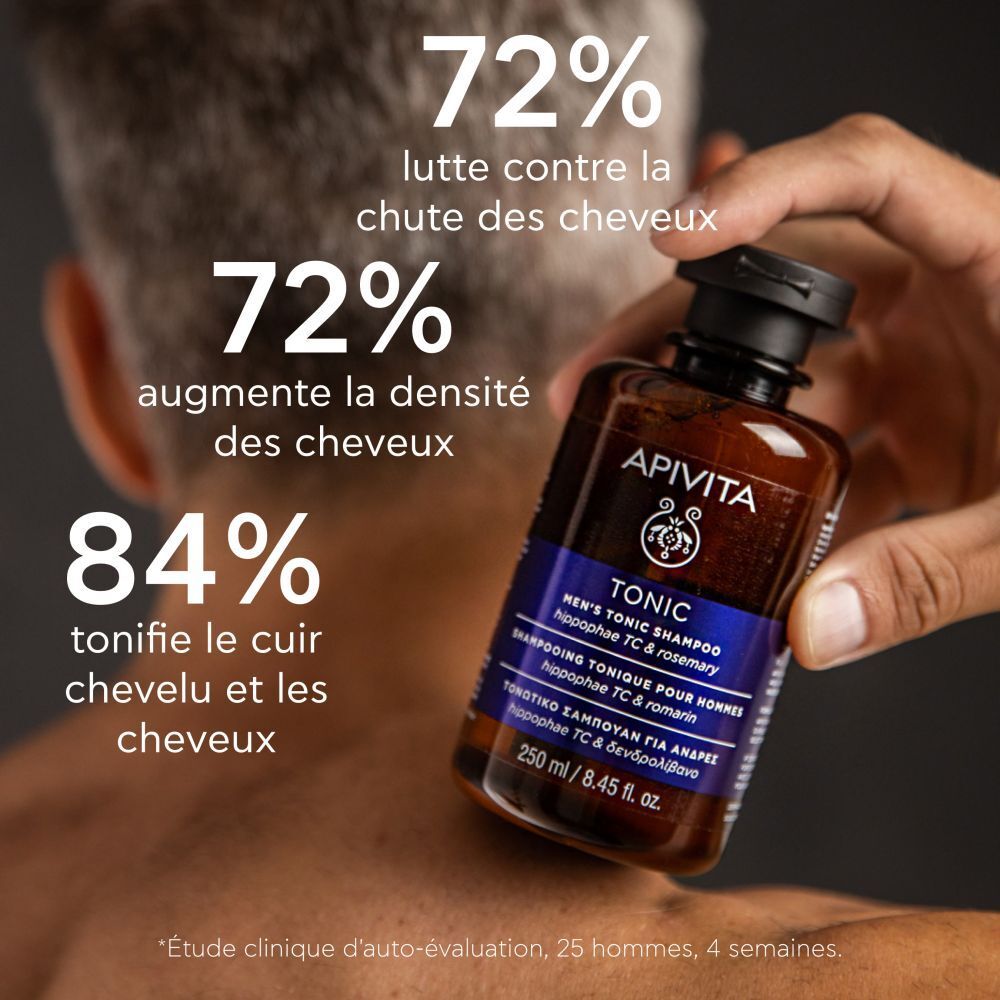 Apivita Shampoing Tonique pour Hommes