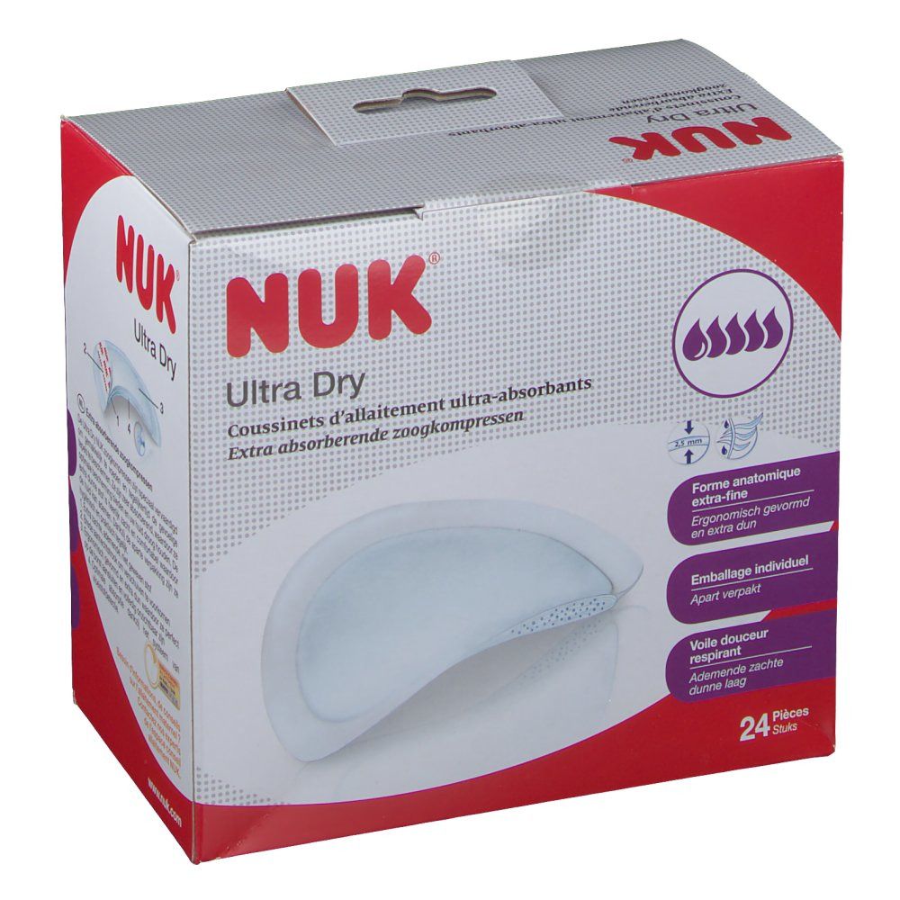 NUK Coussinets d'allaitement Ultra-absorbants