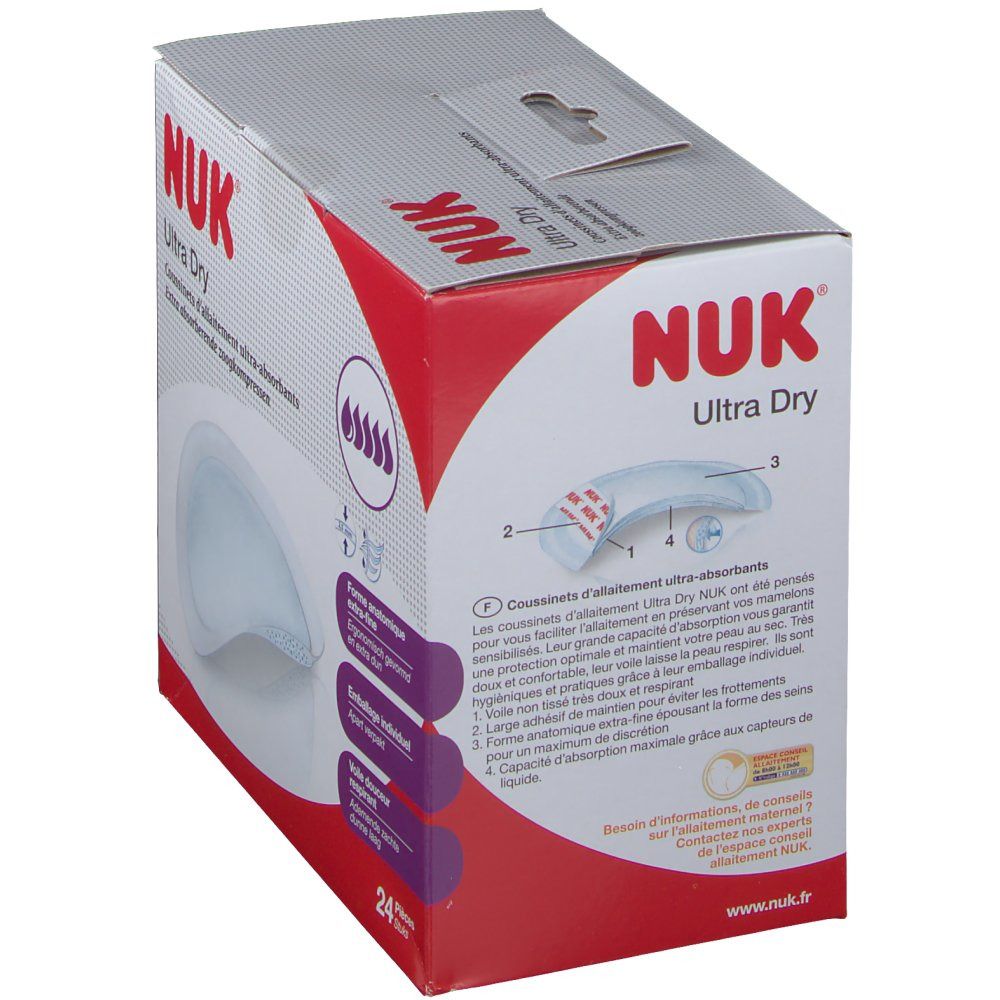 NUK Coussinets d'allaitement Ultra-absorbants