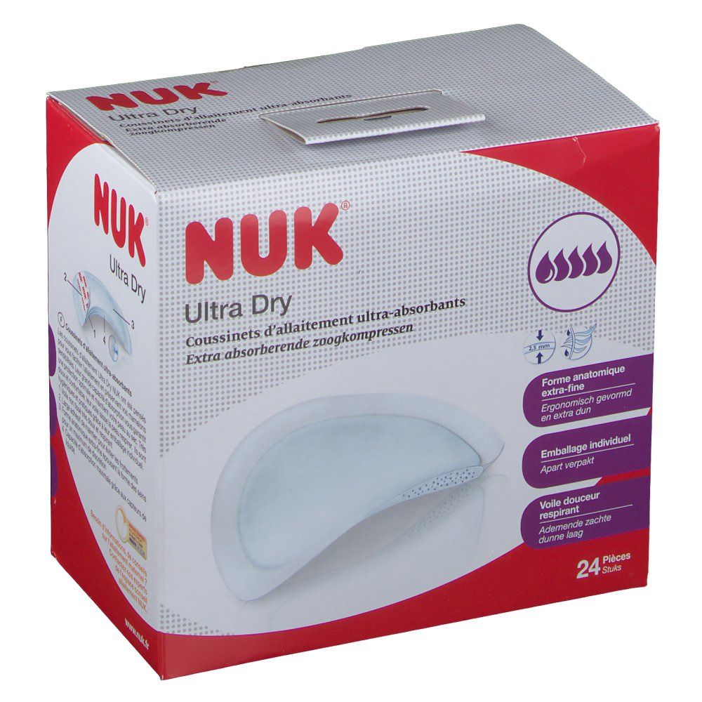 NUK Coussinets d'allaitement Ultra-absorbants