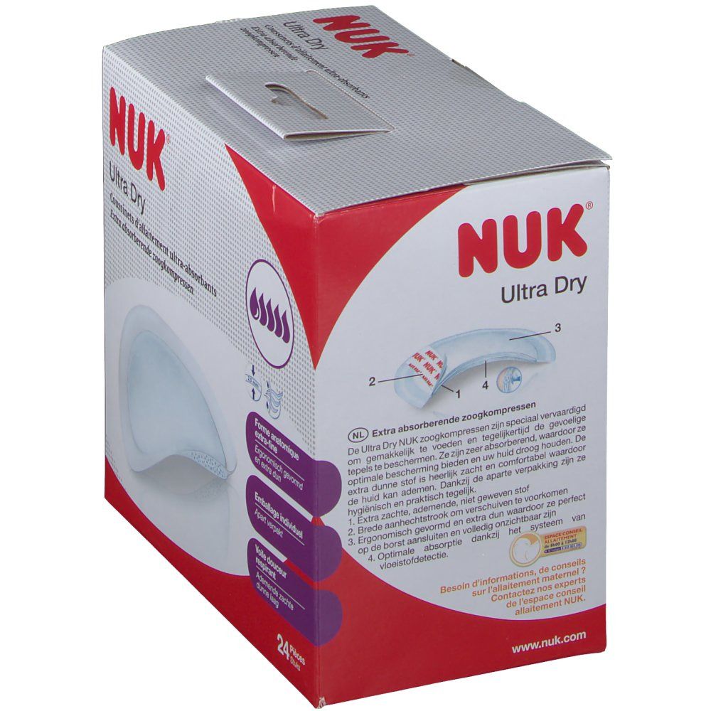 NUK Coussinets d'allaitement Ultra-absorbants