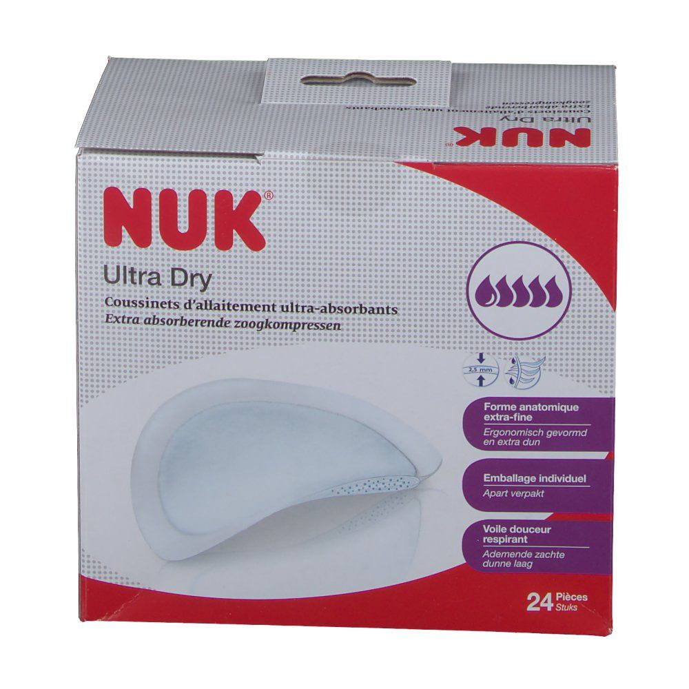 NUK Coussinets d'allaitement Ultra-absorbants