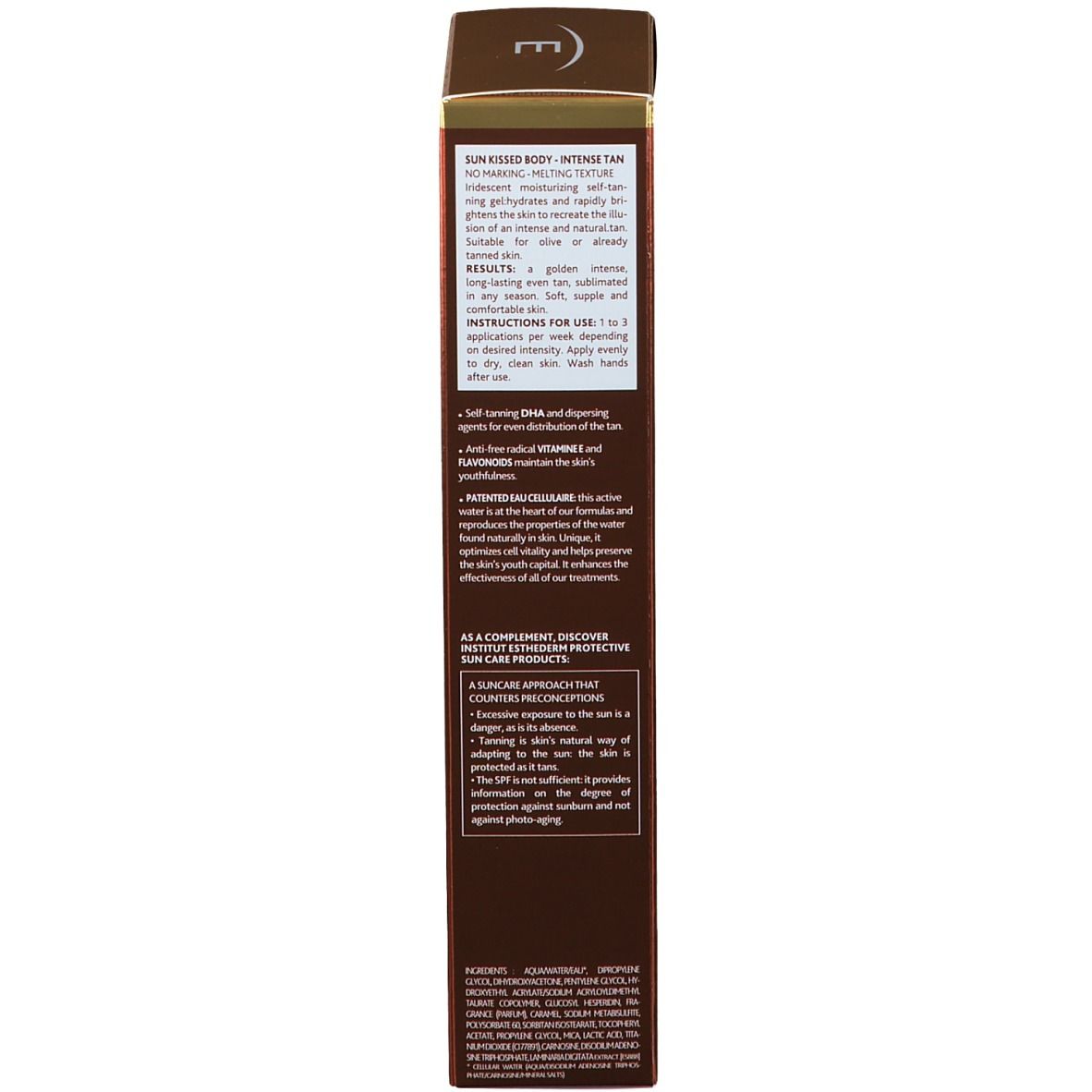 INSTITUT ESTHEDERM Reflets de Soleil Gelée corps auto-bronzante