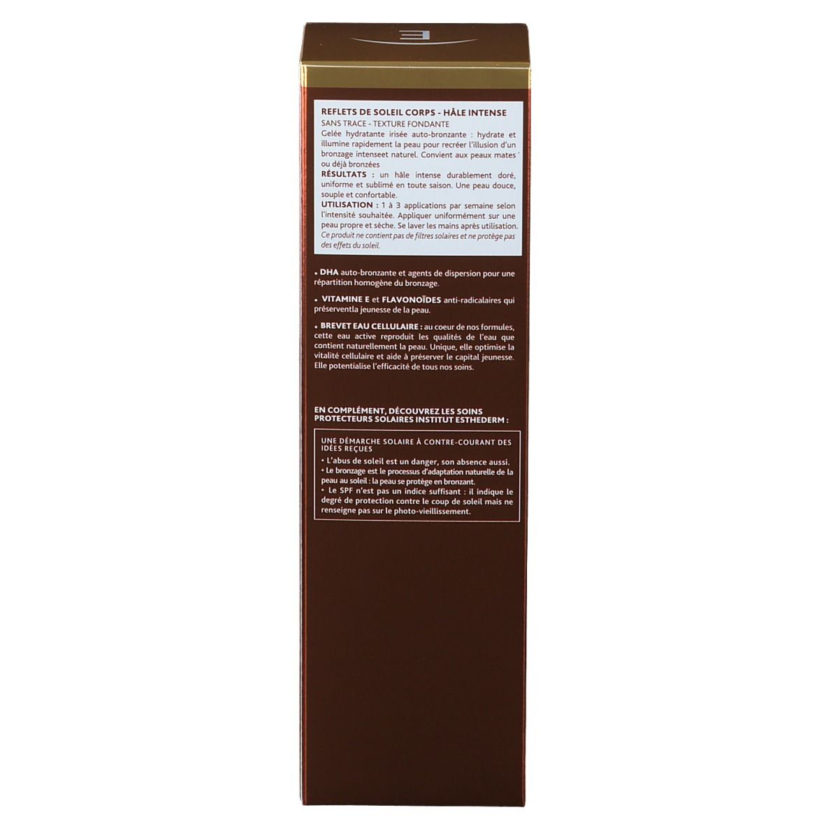 INSTITUT ESTHEDERM Reflets de Soleil Gelée corps auto-bronzante