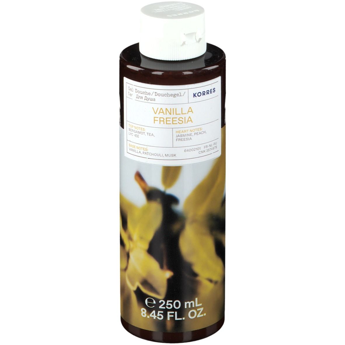 KORRES GEL DOUCHE VANILLE FREESIA