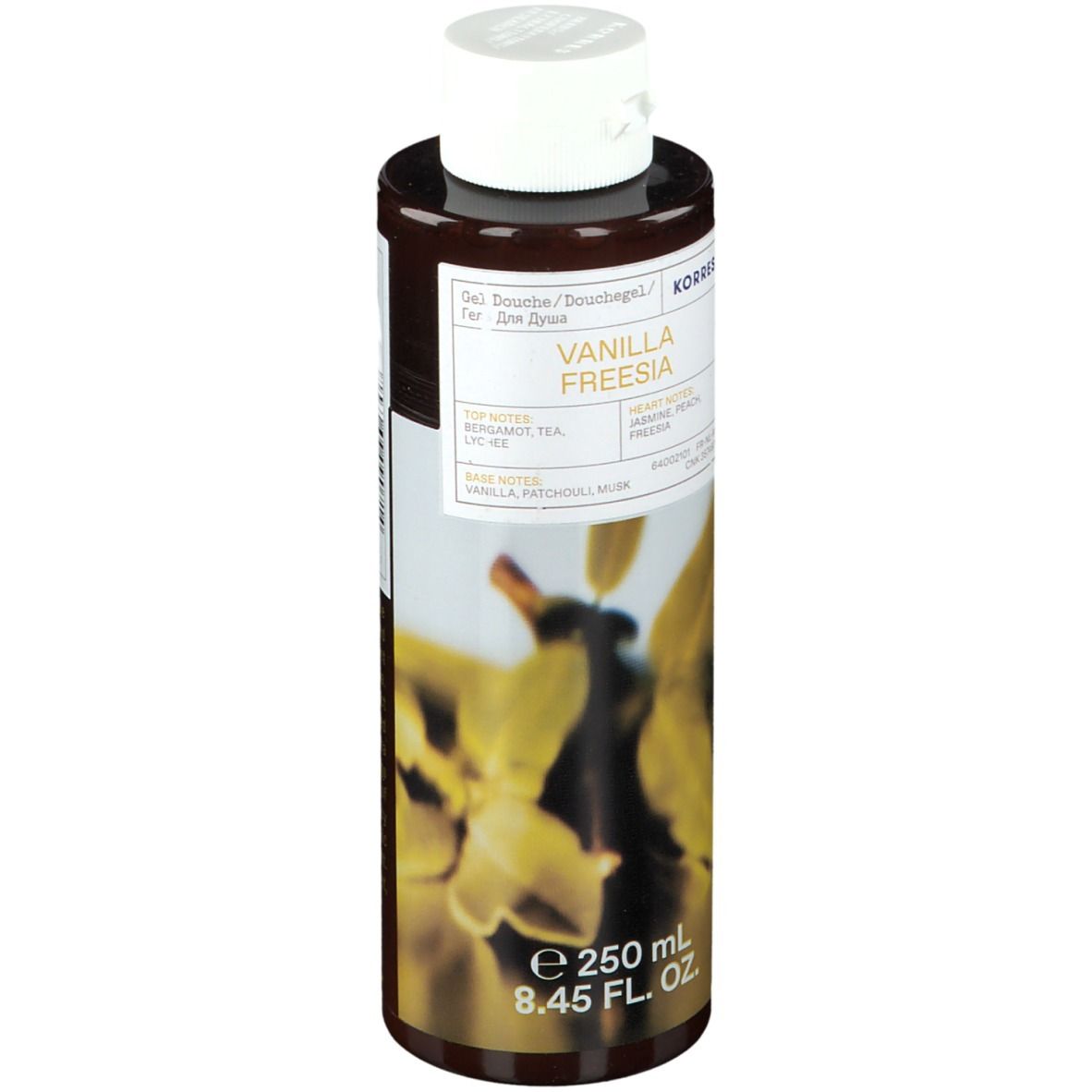KORRES GEL DOUCHE VANILLE FREESIA