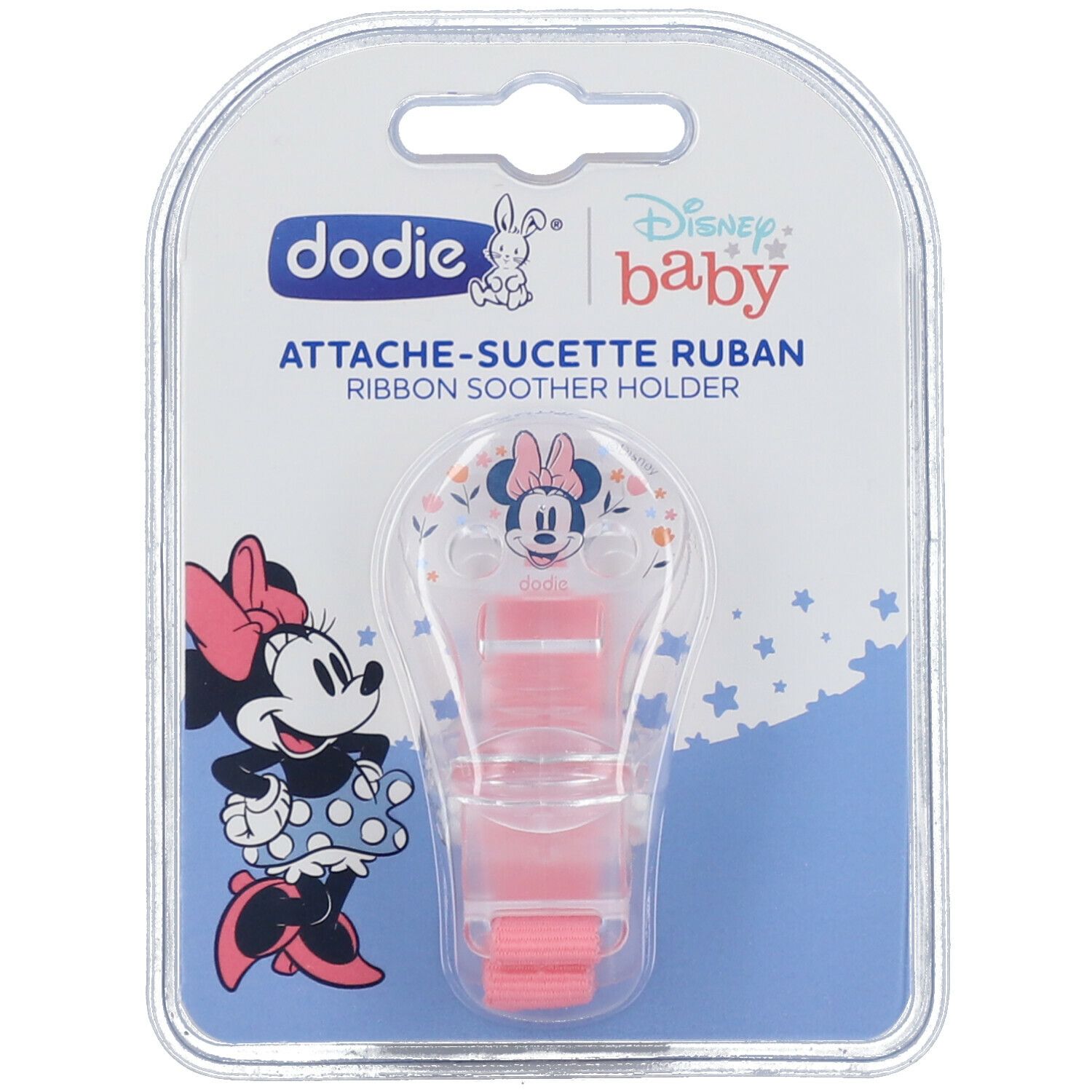 dodie® Attache-sucette ruban Minnie