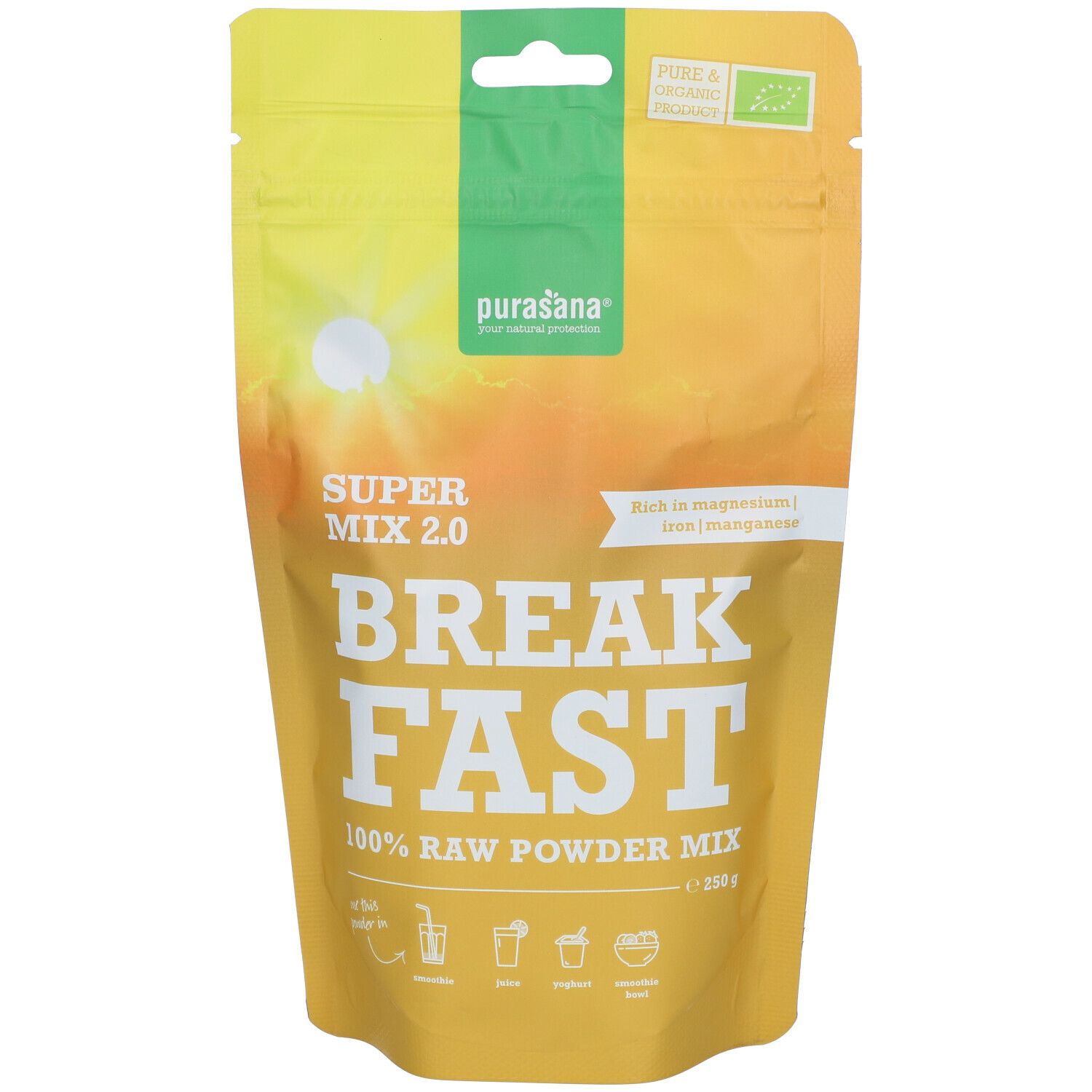Purasana® Poudre Mix Petit-déjeuner Bio